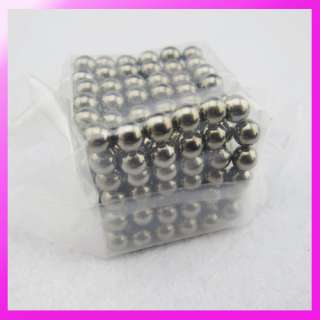 New Neo 5MM 216 Silver Magnetic Balls Magnet Cube Magnets Sphere 