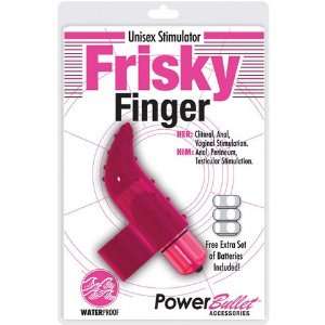  Frisky finger unisex stimulator   pink Health & Personal 