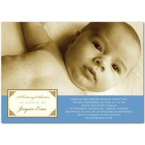 Baptism, Christening Invitations   Simple Seal Sky Martini By Hello 
