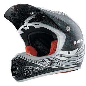  Fox Racing V 3 Phoenix Helmet   X Small/Black Automotive