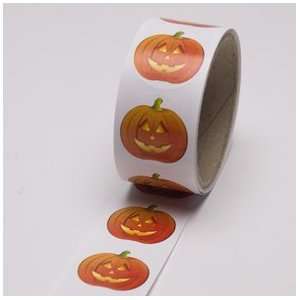 ~ 6 Rolls ~ Jack o lantern Pumpkin Halloween Stickers 