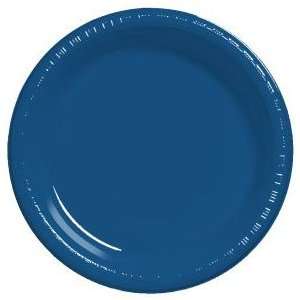  Premium 10 inch Plastic Plates, Navy Blue Kitchen 