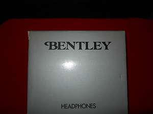 BENTLEY STEREO HEADPHONES NEW IN ORIGINAL PACKAGE  