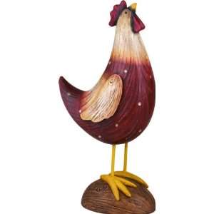  Large Red Rustic Rooster
