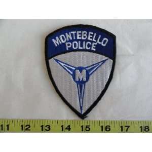  Montebello Police Patch 