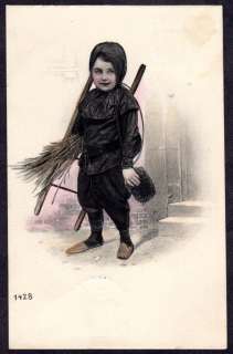 Child Chimney Sweep Boy & Ladder 1904 Art Postcard. Make multiple 