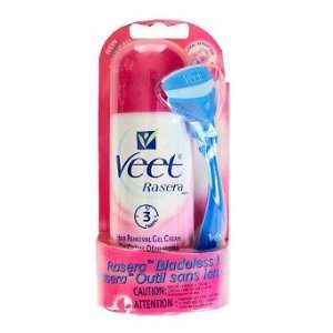  Veet Hair Removal System, Gel & Bladeless Tool, Floral 
