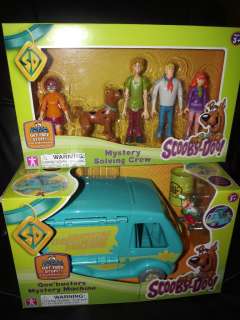   Machine VAN & 5 Figures Scooby Doo Goo Shaggy Crew Ghost Patrol NEW