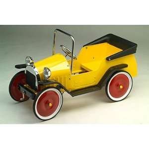  The Jalopy Harry Pedal Car Yellow & Red Wheels Toys 