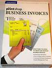 The Print Shop Business Invoices Templates Customer & Product 