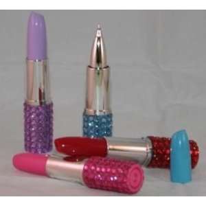  Bling lipstick pen Handcraft crystal NEW PURPLE  free 