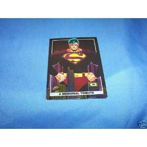  Death of Superman S3 Memorial Tribute Trading Card 