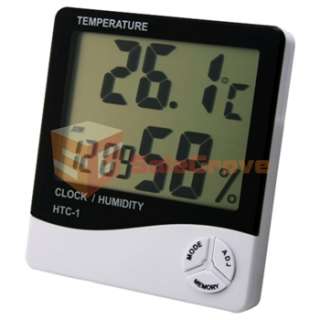 LCD Digital Thermometer Hygrometer Temperature Gauge US  