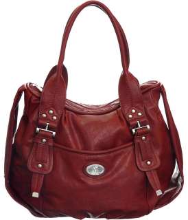 red wine vitalio vera large pamela hobo fit inside view rear view top 