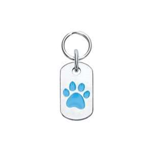  Dog Tag with Paw Small
