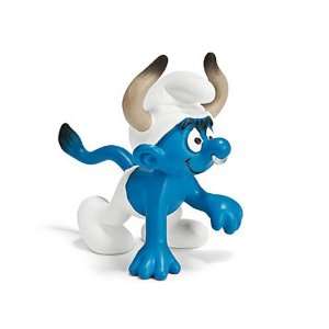  Taurus Smurf ~1.9 Mini Figure Schleich Mini Figure 