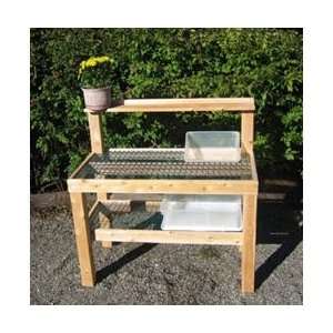  Potting Table with Wheels (unfinished) (45 H x 26 W x 50 