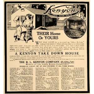  1913 Ad R.L. Kenyon Take Down House Collapsable Wisc 