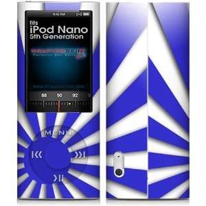  iPod Nano 5G Skin Rising Sun Japanese Blue Skin and Screen 