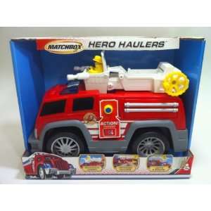   Matchbox Hero Haulers Electronic Inter active Fire Truck Toys & Games