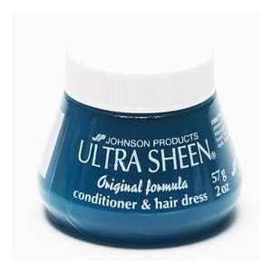    Ultra Sheen Original Dark Blue Hair Gel 2.25 Oz (Pack of 6) Beauty