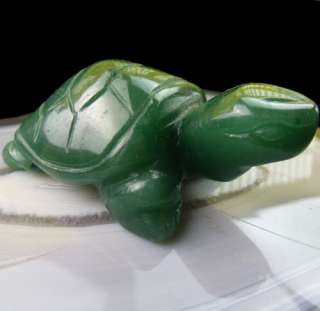 Carved Green Aventurine Tortoise figurine A0029664  