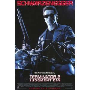 Terminator 2 Original Single Sided 27x40 Movie Poster   Not A Reprint