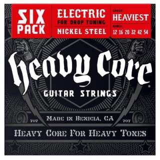 Dunlop Guitar Strings Heavy Core Heaviest 12 54  2 Sets  