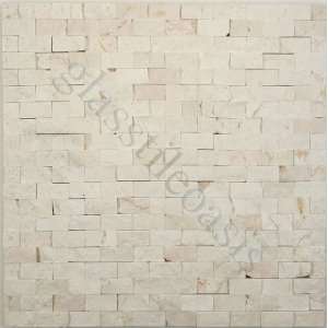 Indo Marfil Uniform Brick Cream/Beige Modern Series Tumbled Stone 