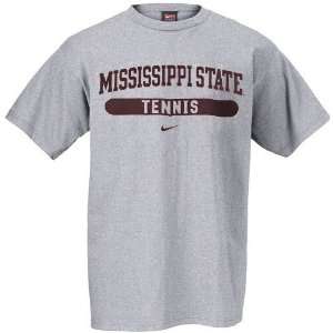   Nike Mississippi State Bulldogs Ash Tennis T shirt