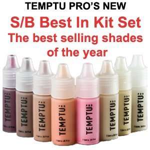 TEMPTU PRO S/B Best In Kit Collection Set of the 8 Best Selling Shades 