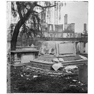  Charleston,South Carolina. The bombarded graveyard of the 