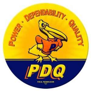  PDQ Duck Vintage Metal Sign Petroleum Oil