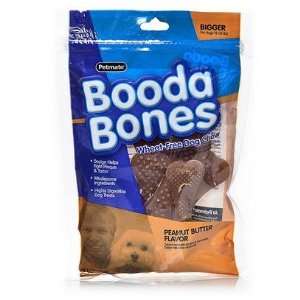  Bigger Booda Bone, Peanut Butter, 9PK
