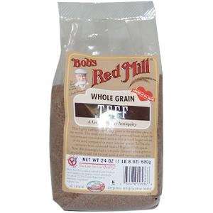 Bobs Red Mill Whole Grain Teff, Gluten Free, 24 oz (1 lb 8 oz) 680 g 