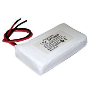 Polymer Li Ion Battery 3.7V 1000mAh (3.7Wh, 2.0A rate) with PCB (0.3)
