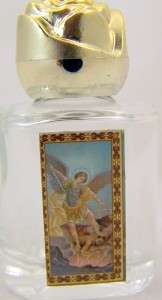 St Michael Patron Saint Holy Water Bottle Protection  
