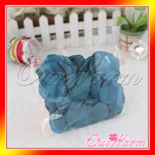 1000 Teal Blue Silk Rose Petals Flower Used Directly Wedding Banquet 
