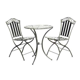   Outdoor Patio Garden Balcony Bistro Set Table + 2 Chairs Furniture