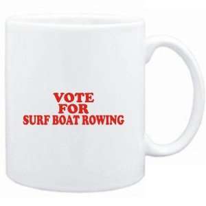  Mug White  VOTE FOR Surf Boat Rowing  Sports