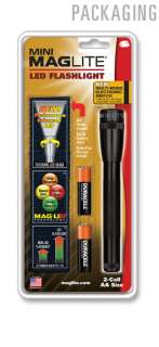 Mini Maglite LED 2 AA Flashlight Black SP2201H  