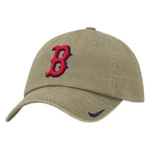 Boston Red Sox Khaki Unstructured Adjustable Stadium Baseball Cap By 