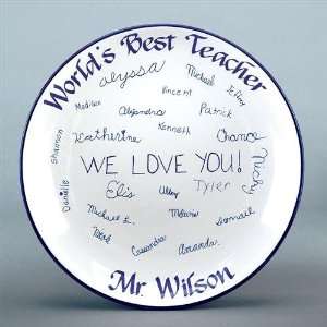  Personalized Signature Teachers Platter