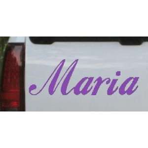  Purple 18in X 6in    Maria Car Window Wall Laptop Decal 