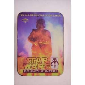  Star Wars Bounty Hunters Metal Collector Cards Everything 