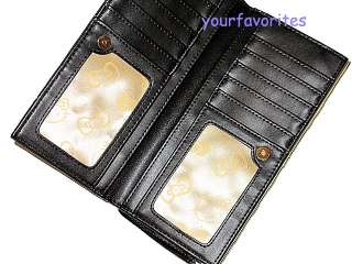 Hello Kitty black card holder wallet purse  