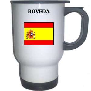  Spain (Espana)   BOVEDA White Stainless Steel Mug 