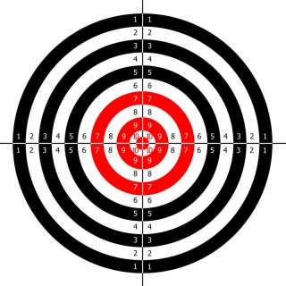   34x 23 SIX 10 targets per sheet 18 shooting areas total  