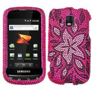 Tasteful Flowers Diamante Protector Faceplate Cover For SAMSUNG M930 