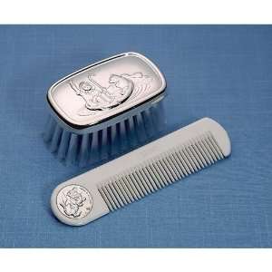  Lunt Sterling Silver Classic Pooh Comb & Brush Set Beauty